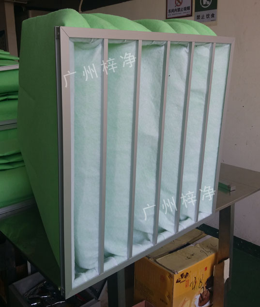 過濾棉袋式初效過濾器尺寸為595-595-600-6袋 過濾棉袋式初效過濾器尺寸為595-595-600-6袋