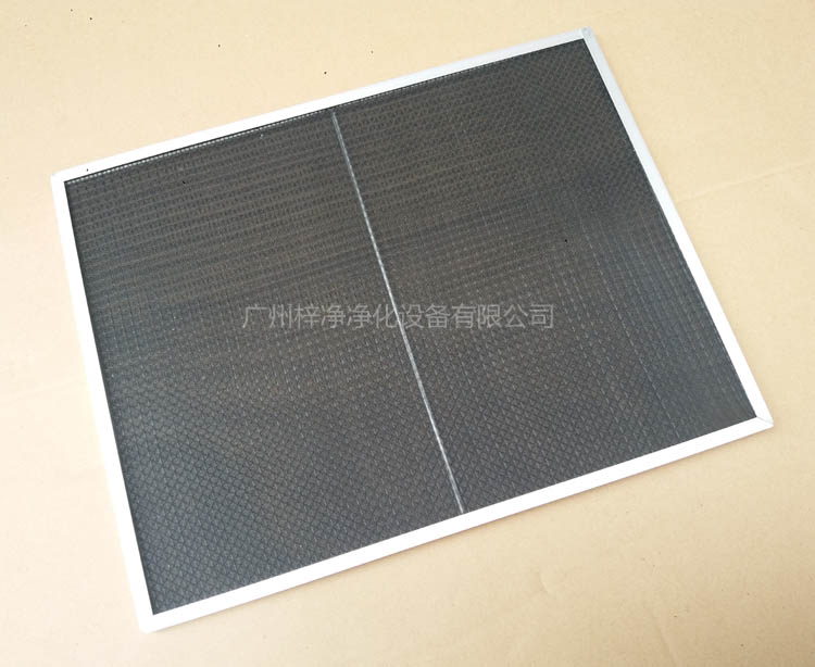 尼龍網初效過濾器骨架采用直徑為6mm的鐵絲焊接處理,目的防止過濾器變形。 尼龍網初效過濾器骨架采用直徑為6mm的鐵絲焊接處理,目的防止過濾器變形。