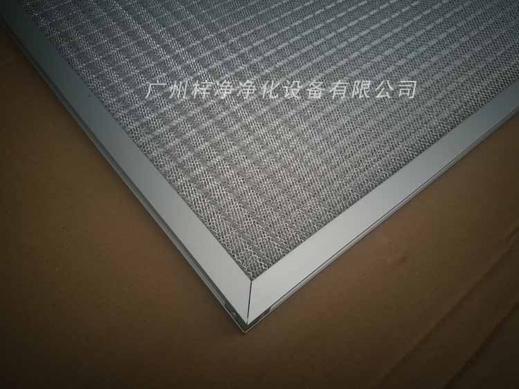 鋁網初效過濾器采用波高為6mm的鋁網制作 鋁網初效過濾器采用波高為6mm的鋁網制作